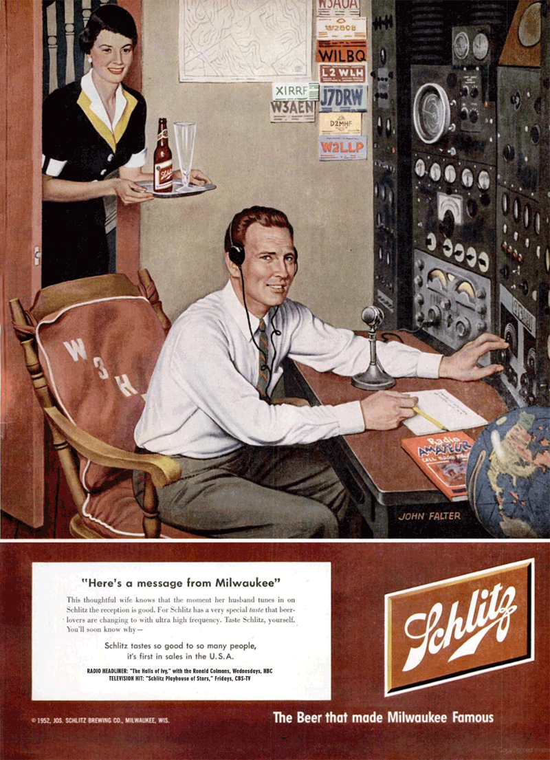 Vintage Schlitz Ad