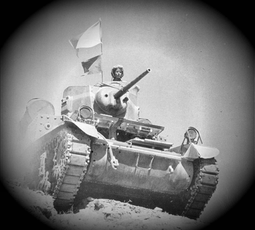 M-4 in operation at the Desert Training Center, 1942