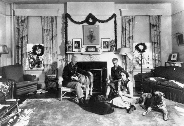 Patton and his family