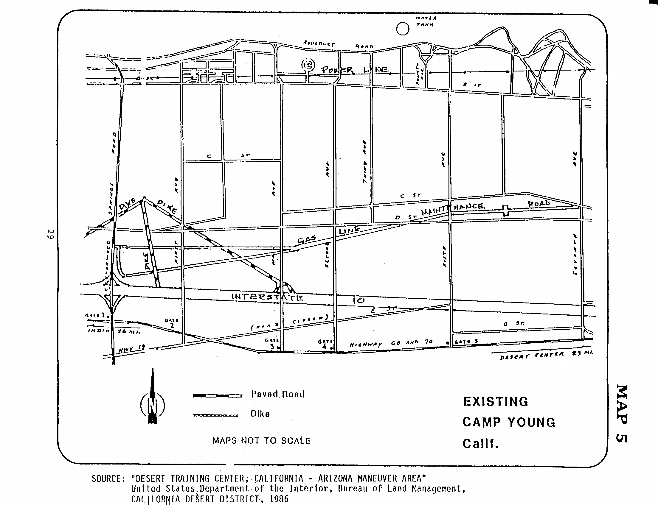 Camp Young street layout