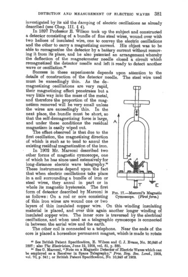 Development of Wireless Telegraphy and Telephony, page 381