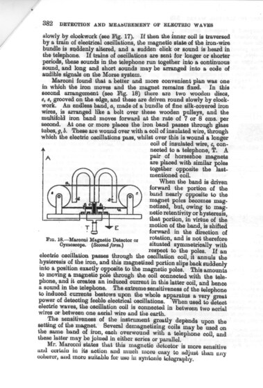 Development of Wireless Telegraphy and Telephony, page 382