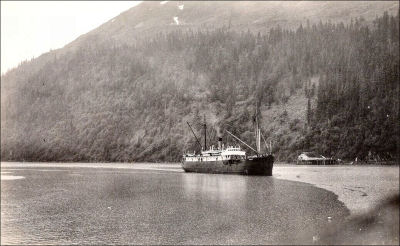 SS Cordova aground