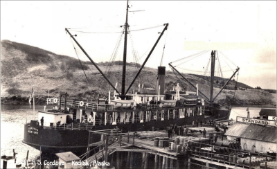 SS Cordova in Kodiak, Alaska, 1940