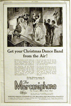 MARCONIPHONE Advertising 1923